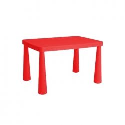 Kindertisch Kunststoff, rot, 77 x 55 x 49 cm