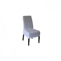 Stuhlhusse für Bankettstuhl Cito, weiß, H: 95 cm, Sitzhöhe 47 cm