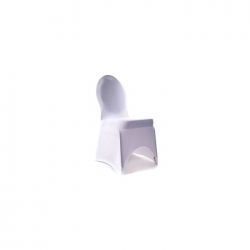 Stuhlhusse für Bankettstuhl, stretch weiß, 43x51x92,5 cm (B/T/H)