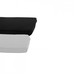 Sitzauflage für Bierzeltbank grau/schwarz, 220 x 25 x 4 cm (L/B/H)
