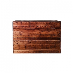 Bar LIGNUM, Holz, braun, 180 x 84 x 120 cm (LxBxH), Outdoor geeignet